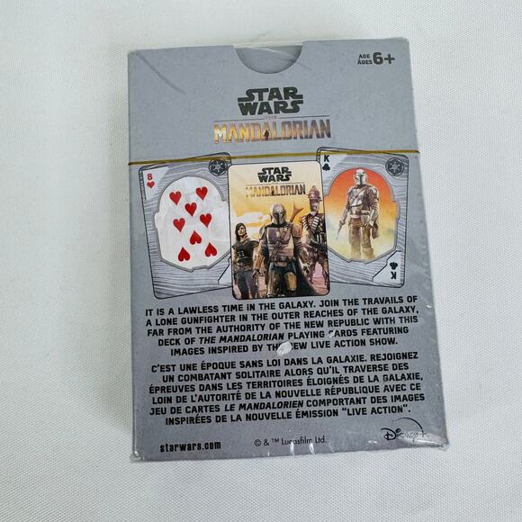 5 for $25| Star Wars Playing Cards The Mandalorian Themed Deck Of Cards For Your - Picture 3 of 3